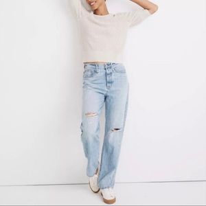 MADEWELL The Dadjean in Millman Wash-Ripped Edition Size 29 (NWT)